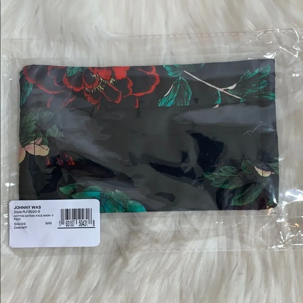 Johnny Was Cotton‎ Sateen Black Print Face …